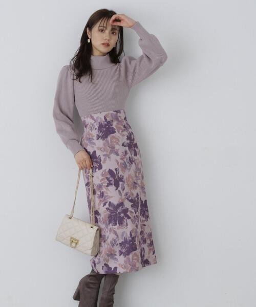 PROPORTION BODY DRESSING(プロポーションボディドレッシング)の「タートルネックボリュームスリーブニット / 1213270005(ニット/セーター・レディース・ホワイト系その他/ライトグリーン/ベージュ/ピンク・MEDIUM/SMALL)」の5枚目の写真