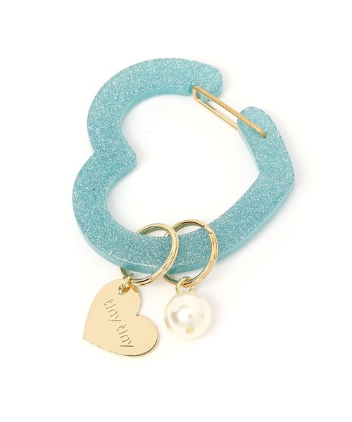 tiny tiny（ティニーティニー）の「ラメチャーム付きカラビナ[tiny tiny(ティニーティニー)]（スマホグッズ・レディース・グレー/イエロー/ピンク/レッド/ライトグレー/ライトブルー・0）」の18枚目の写真