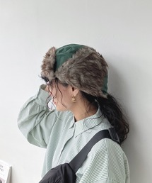 AS KNOW AS plus（アズノゥアズプラス）の「☆アソート ファーフライトキャップ（キャップ）」