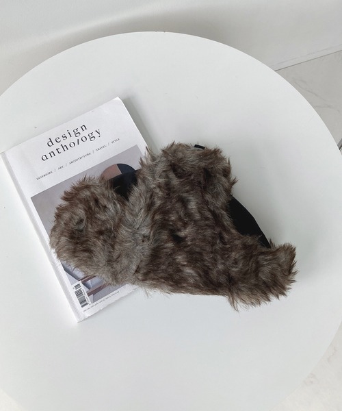 AS KNOW AS plus（アズノゥアズプラス）の「☆アソート ファーフライトキャップ（キャップ・レディース・ブラック/ネイビー/カーキ/ブラック系/ブラウン/ベージュ系/アイボリー系/ブラウン系/グレー系・FREE）」の13枚目の写真