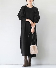 e-zakkamania stores | ワッフルニット コクーンワンピース(ワンピース)