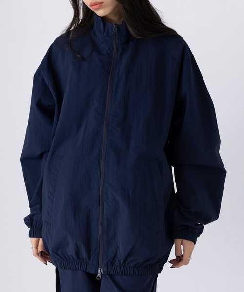 United Athle（ユナイテッドアスレ）の「都会的な着こなしに！【United Athle】cotton like nylon training jacket / コットンライク ナイロン トレーニングジャケット ダブルジップ 裏地付 7220（ナイロンジャケット・メンズ・ブラック/ネイビー/オリーブ/チャコールグレー/グレー/ダークブラウン・XL/L/M/S）」の14枚目の写真