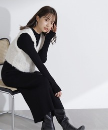PROPORTION BODY DRESSING | ベスト付ニットワンピース / 1213240031(ワンピース)