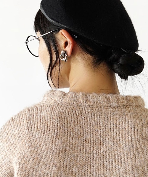 zootie(ズーティー)の「モヘアタッチ ワイドリブニット(ニット/セーター・レディース・ライトブルー/ブラック/ベージュ/ライトベージュ・フリー)」の11枚目の写真