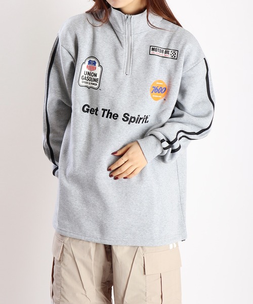 セール】76 ハーフZIPプルオーバー（スウェット）｜76（セブンティ