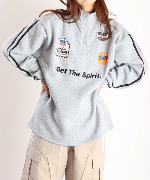 セール】76 ハーフZIPプルオーバー（スウェット）｜76（セブンティ