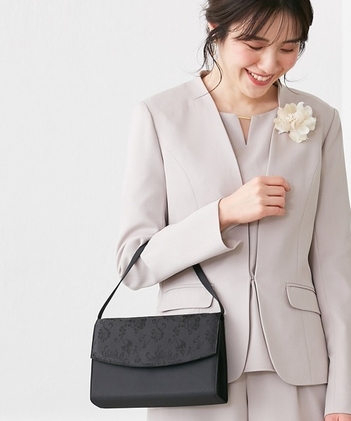 Callarus（カラルス）の「ブラックフォーマルバッグ（ハンドバッグ・レディース・ブラック・FREE）」の2枚目の写真