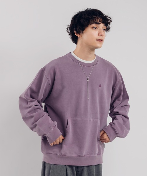 MUHET(ミュエータ)の「ピグメントポケットスウェット(スウェット・レディース・ブラック/ネイビー/パープル・MEDIUM/X-LARGE)」の11枚目の写真