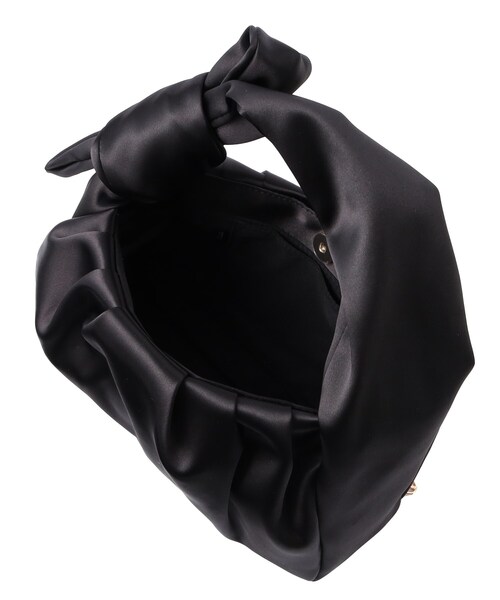 UNTITLED（アンタイトル）の「◆タックハンドバッグ【学校行事・卒入学式・結婚式・七五三・ゲストドレス・パーティードレス】（ハンドバッグ・レディース・ライトベージュ/ブラック/シルバー・99）」の10枚目の写真