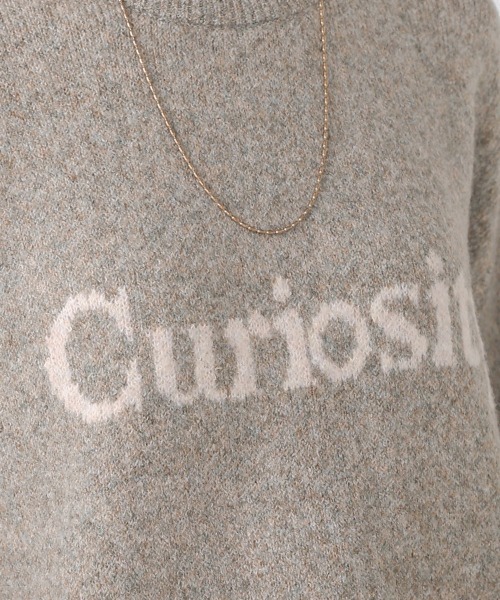 Bou Jeloud（ブージュルード）の「ロゴショート丈配色ニットプルオーバー（ニット/セーター・レディース・ブラウン/ベージュ/イエロー・FREE）」の17枚目の写真