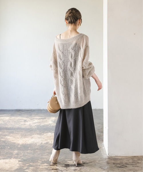 Noble（ノーブル）の「《追加》ビンテージツイルコンフォータブルキャミワンピース2（ワンピース・レディース・ブラック/ベージュ・FREE）」の12枚目の写真