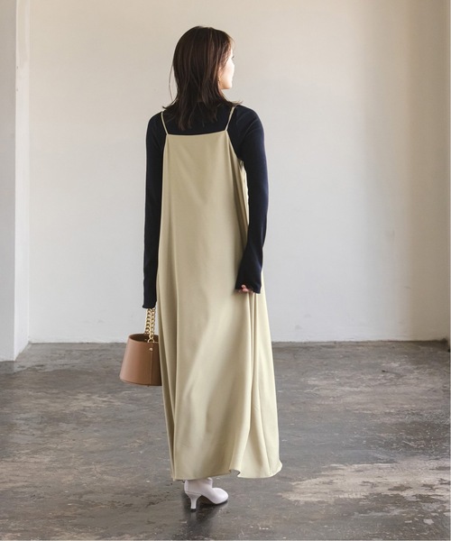 Noble（ノーブル）の「《追加》ビンテージツイルコンフォータブルキャミワンピース2（ワンピース・レディース・ブラック/ベージュ・FREE）」の22枚目の写真