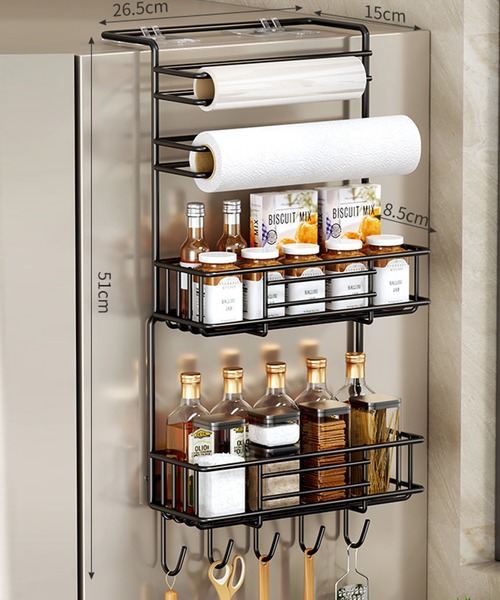 セール】冷蔵庫吊り下げ収納ラック（収納グッズ）｜aimoha