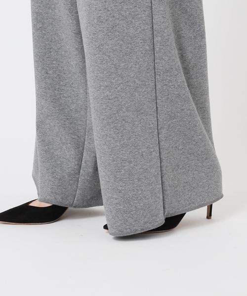 EVERYDAY I LIKE.（エヴリディアイライク）の「Warm Sweat Pants（スラックス・レディース・ホワイト/チャコールグレー・36/38）」の20枚目の写真