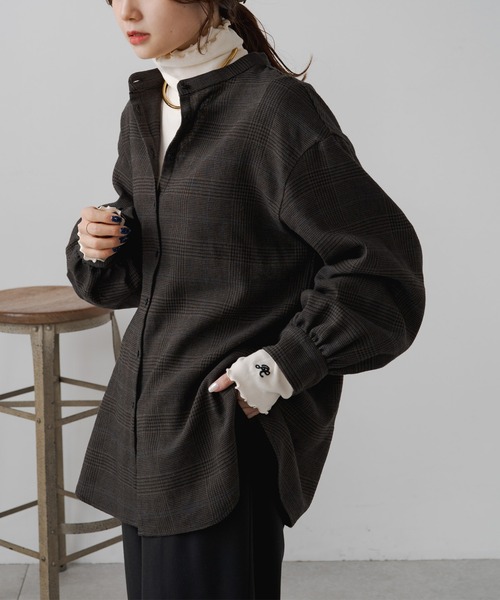 PUAL CE CIN(ピュアルセシン)の「もちもちハイネックメロウプルオーバー(Tシャツ/カットソー・レディース・アイボリー/スミクロ・FREE)」の7枚目の写真