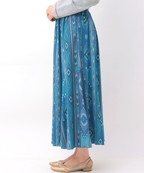 チチカカ(チチカカ)の「ファブリックプリントジャージースカート(スカート・レディース・ベージュ/ブラック/ブルー/その他1/その他2・MEDIUM/LARGE)」の9枚目の写真