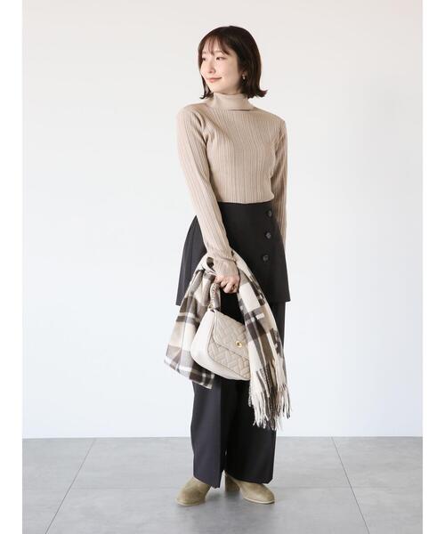 Te chichi TERRASSE（テチチテラス）の「2WAYスカートセットパンツ（その他パンツ・レディース・ブラック/ベージュ/ネイビー・F）」の10枚目の写真