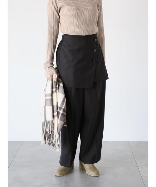 Te chichi TERRASSE（テチチテラス）の「2WAYスカートセットパンツ（その他パンツ・レディース・ブラック/ベージュ/ネイビー・F）」の11枚目の写真