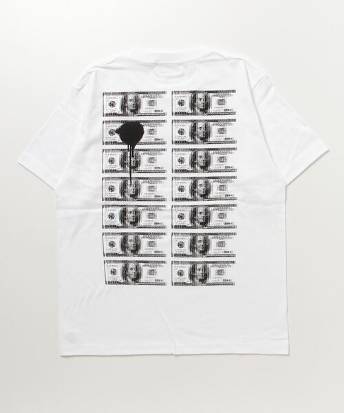 Sync.（スィンク）の「Sync.【KOSUKE KAWAMURA】KOSUKE KAWAMURA TEE "DOLLAR"（Tシャツ/カットソー・メンズ・ブラック/ホワイト・LARGE/X-LARGE/MEDIUM/XX-LARGE/SMALL）」の9枚目の写真