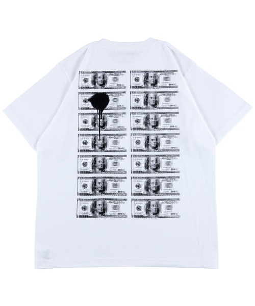 Sync.（スィンク）の「Sync.【KOSUKE KAWAMURA】KOSUKE KAWAMURA TEE "DOLLAR"（Tシャツ/カットソー・メンズ・ブラック/ホワイト・LARGE/X-LARGE/MEDIUM/XX-LARGE/SMALL）」の3枚目の写真
