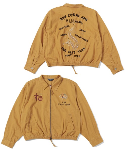 KRIFF MAYER（クリフメイヤー）の「スーベニアベトジャン（ミリタリージャケット・メンズ・マスタード/チャコール/カーキ/ダークブルー・X-LARGE/LARGE/MEDIUM）」の5枚目の写真