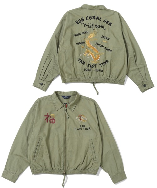 KRIFF MAYER（クリフメイヤー）の「スーベニアベトジャン（ミリタリージャケット・メンズ・マスタード/チャコール/カーキ/ダークブルー・X-LARGE/LARGE/MEDIUM）」の6枚目の写真