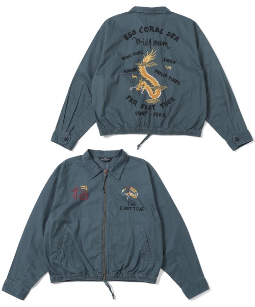 KRIFF MAYER（クリフメイヤー）の「スーベニアベトジャン（ミリタリージャケット・メンズ・マスタード/チャコール/カーキ/ダークブルー・X-LARGE/LARGE/MEDIUM）」の7枚目の写真