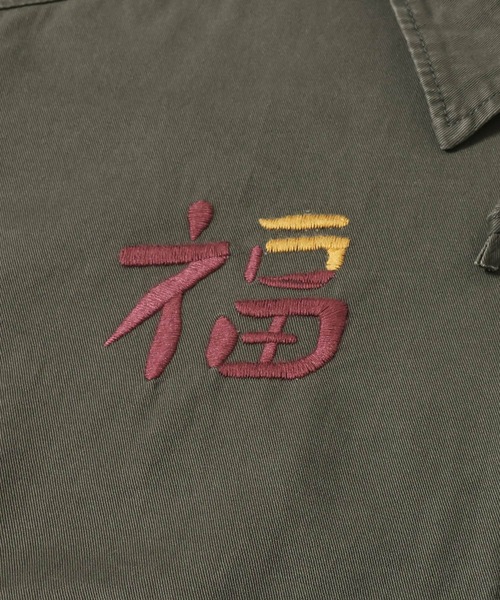 KRIFF MAYER（クリフメイヤー）の「スーベニアベトジャン（ミリタリージャケット・メンズ・マスタード/チャコール/カーキ/ダークブルー・X-LARGE/LARGE/MEDIUM）」の9枚目の写真