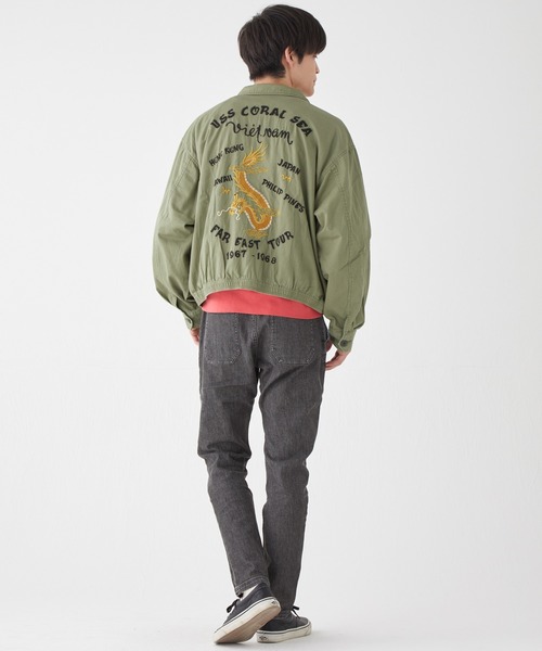 KRIFF MAYER（クリフメイヤー）の「スーベニアベトジャン（ミリタリージャケット・メンズ・マスタード/チャコール/カーキ/ダークブルー・X-LARGE/LARGE/MEDIUM）」の20枚目の写真