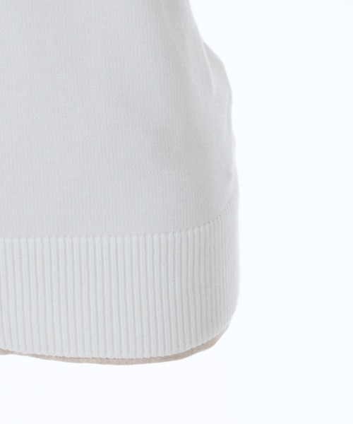 axes femme（アクシーズファム）の「薔薇装飾プチフリルニット（ニット/セーター・レディース・ブラウン/ホワイト/ワイン・FREE）」の11枚目の写真