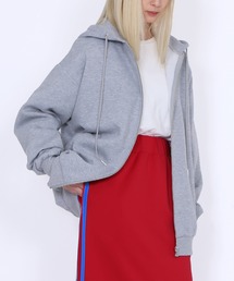 PUNYUS | 裏起毛スーパービッグジップパーカー(パーカー)