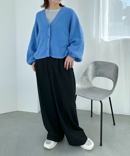 LEPSIM（レプシィム）の「折り返しスラックスパンツ　987507（スラックス・レディース・トップグレー/ブラック・MEDIUM/LARGE）」の6枚目の写真