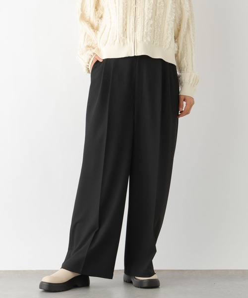 LEPSIM（レプシィム）の「折り返しスラックスパンツ　987507（スラックス・レディース・トップグレー/ブラック・MEDIUM/LARGE）」の11枚目の写真