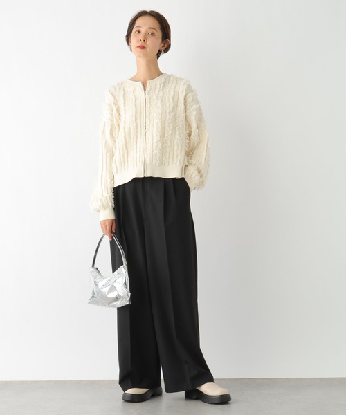 LEPSIM（レプシィム）の「折り返しスラックスパンツ　987507（スラックス・レディース・トップグレー/ブラック・MEDIUM/LARGE）」の15枚目の写真