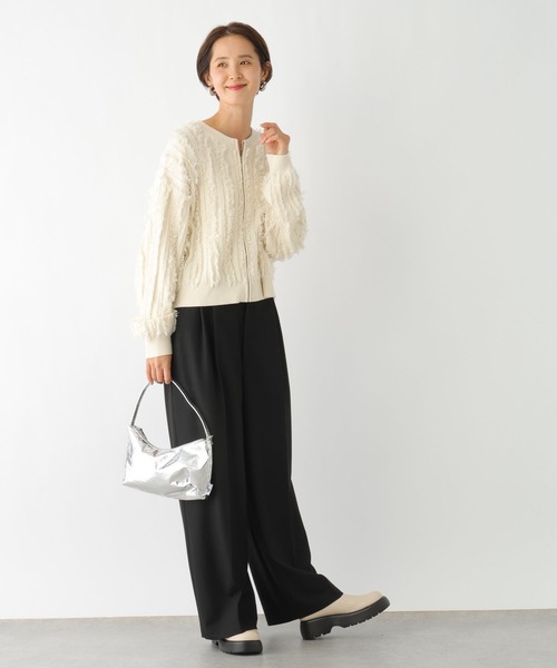 LEPSIM（レプシィム）の「折り返しスラックスパンツ　987507（スラックス・レディース・トップグレー/ブラック・MEDIUM/LARGE）」の17枚目の写真