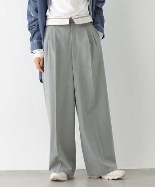 LEPSIM（レプシィム）の「折り返しスラックスパンツ　987507（スラックス・レディース・トップグレー/ブラック・MEDIUM/LARGE）」の18枚目の写真