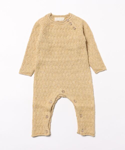 【セール】★Quincy Mae★COZY HEATHERED KNIT JUMPSUIT | HONEY（その他ベビー用品）｜Quincy Mae（クインシーメイ） 7,231円