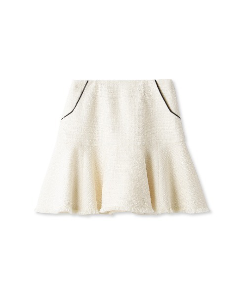 LILY BROWN（リリーブラウン）の「ツイードフレアミニスカート（スカート・レディース・ブラック/ホワイト/ピンク・1/0）」の8枚目の写真