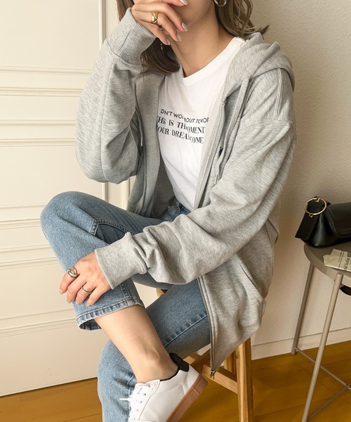 U.S. POLO ASSN.(ユーエスポロアッスン)の「U.S.POLO ASSN.フルジップパーカー(パーカー・レディース・ネイビー/ブラック/オフホワイト/グレー・M/L)」の9枚目の写真