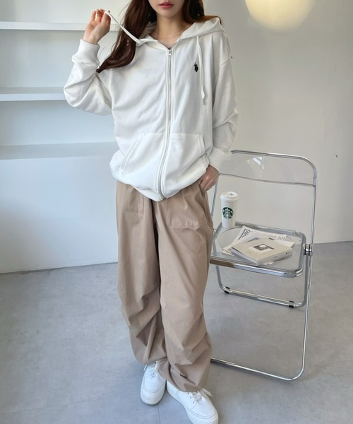 U.S. POLO ASSN.(ユーエスポロアッスン)の「U.S.POLO ASSN.フルジップパーカー(パーカー・レディース・ネイビー/ブラック/オフホワイト/グレー・M/L)」の19枚目の写真