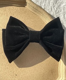 SHEPP | ベロアリボン ヘアクリップ(バレッタ/ヘアクリップ)