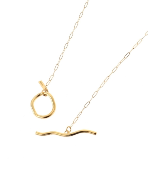 NOBLE / UCALYPT ステムラインネックレス（ゴールド) 追加》UCALYPT/ユーカリプト Stem line necklace（ネックレス