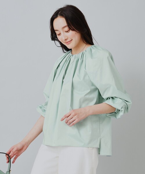 【セール】タフタタックブラウス（シャツ/ブラウス）｜UNTITLED（アンタイトル）