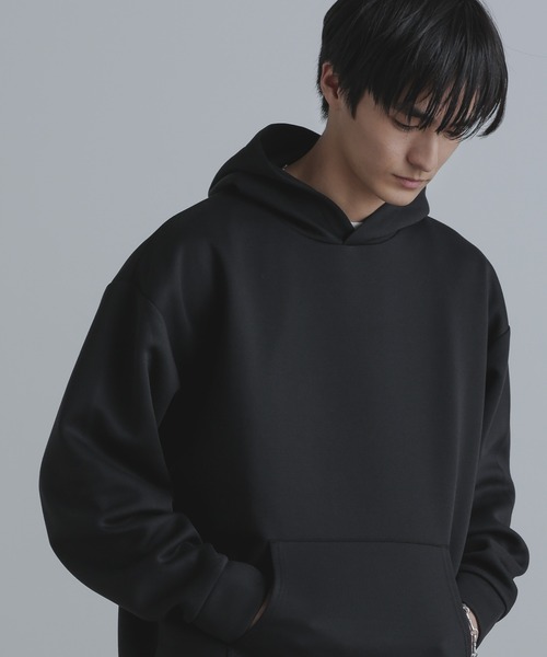 NANO universe(ナノユニバース)の「ボンディングリラックスフーディー(パーカー・メンズ・ブラック/ライトグレー/カーキ・M/L)」の22枚目の写真