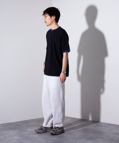GEVACO（ゲバコ）の「【GEVACO/ゲバコ】ドライタッチ バイカラーネック リンガーT シャツ 鹿の子 ワンポイント刺繍（Tシャツ/カットソー・メンズ・アッシュグレー/ブラック/ネイビー・M/L）」の20枚目の写真