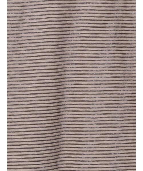 Samansa Mos2（サマンサ モスモス）の「スラブ天竺柄アソートシアーカットソー（Tシャツ/カットソー・レディース・ベージュ/オフホワイト/チャコールグレー/ブラック・F）」の9枚目の写真