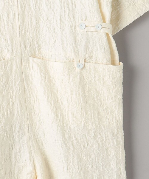 BEAUTY&YOUTH UNITED ARROWS(ビューティーアンドユースユナイテッドアローズ)の「<ESLOW>ジャンプスーツ(つなぎ/オールインワン・レディース・オフホワイト・2)」の6枚目の写真