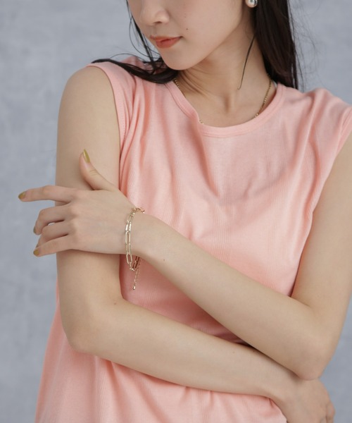 NANO universe（ナノユニバース）の「チェーンブレスレット（ブレスレット・レディース・シルバー/ゴールド・FREE）」の2枚目の写真