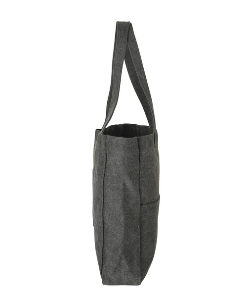 X-girl(エックスガール)の「PIGMENT DYED TOTE BAG(トートバッグ・レディース・オリーブ/チャコール・ONE SIZE)」の5枚目の写真