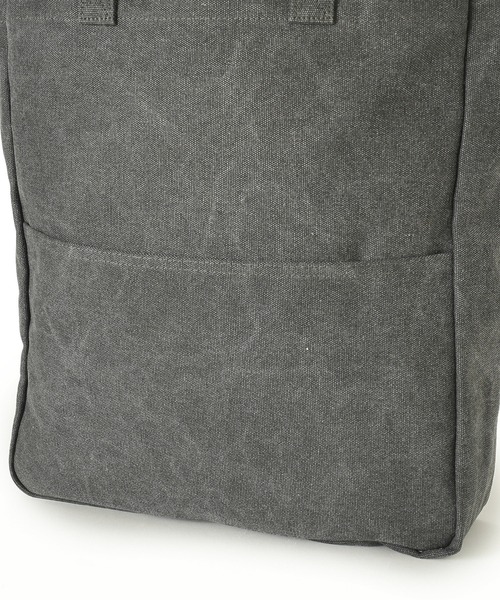 X-girl(エックスガール)の「PIGMENT DYED TOTE BAG(トートバッグ・レディース・オリーブ/チャコール・ONE SIZE)」の9枚目の写真